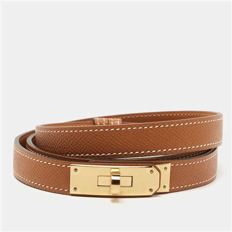 hermes kelly leather belt.